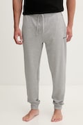 BOSS spodnie dresowe męskie Waffle Pants Cuff szare high waist 50535878
