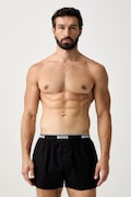BOSS боксерки мъжки от памук 2P Boxer Shorts EW 2 броя зелени 50545913