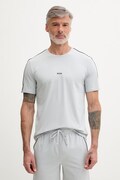 BOSS loungwear tričko pánské bavlněné s elastanem Unique T-Shirt šedé 50545930