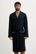 BOSS halat de baie din bumbac culoarea bleumarin, 50545943