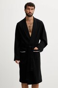 BOSS halat de baie din bumbac culoarea negru, 50545943