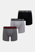 HUGO boksarice moške bombažne z elastanom BOXER BR PLANET DES paket 3 kosov pisane 50545674