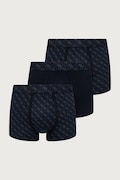 Guess priliehavé boxerky pánske bavlnené s elastanom 3-pak tmavomodré U5BG69 K6YW1