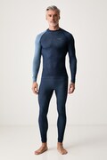 Viking set de lenjerie intimă termoactivă pentru bărbați cu lână Mounti albastru 500/27/8758
