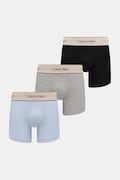Calvin Klein Underwear boxerky pánske bavlnené s elastanom 3-pak modré LV00NB4446