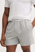 Calvin Klein Underwear pyžamové šortky pánské bavlněné šedé LV00NM2927