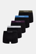 Calvin Klein Underwear boxerky pánske bavlnené s elastanom 5-pak čierne LV00NB4437