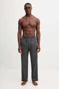 Pamučni donji dio pidžame Calvin Klein Underwear za muškarce, boja: siva, s uzorkom, LV00NM2923