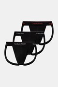 Труси джоки (jockstrap) Calvin Klein Underwear 3-pack колір чорний LV00NB4382
