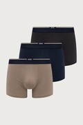BOSS bokserki dopasowane męskie z wiskozą BoxerBr 3P Bamboo 3-pack beżowe 50534503