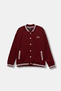 Guess bluza dziecięca kolor bordowy wzorzysta L5YQ10 K0160