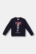 Guess bluza bawełniana dziecięca kolor granatowy z nadrukiem L5YQ21 KAD74