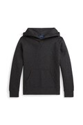 Μπλούζα Polo Ralph Lauren χρώμα: γκρι, με κουκούλα, 323749954061