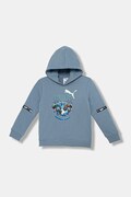 Puma bluza dziecięca PUMA X HOT WHEELS Graphic Hoodie TR kolor niebieski z kapturem z nadrukiem 632396