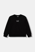 EA7 Emporio Armani bluza dziecięca z bawełną czarna 7B000161 AF10368