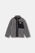 The North Face bluza polarowa dziecięca B YUMIORI FULL ZIP JACKET kolor szary wzorzysta NF0A8AZGRPI1
