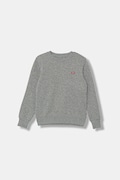 Levi's bluză copii MINI LOGO CREWNECK SWEATSH culoarea gri, uni, 9EE331