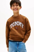 Кофта Tommy Hilfiger колір коричневий з принтом KB0KB09899