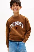 Pulover Tommy Hilfiger rjava barva, KB0KB09899