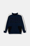 Guess bluza bawełniana dziecięca kolor granatowy wzorzysta L5BQ01 KAX74