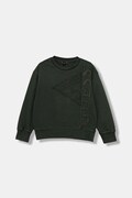 Guess bluza bawełniana dziecięca kolor zielony z aplikacją L5BQ08 KAD74