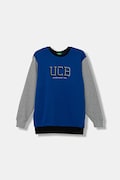 Детски памучен суичър United Colors of Benetton в синьо с принт 3J68C10PZ