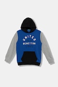 Дитяча бавовняна кофта United Colors of Benetton з капюшоном з принтом 3J68C204V