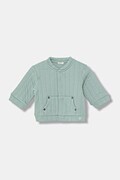 Detská mikina United Colors of Benetton tyrkysová farba, jednofarebná, 3JOEA501O