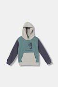 United Colors of Benetton bluza dziecięca kolor multicolor z kapturem z nadrukiem 3EB5C205B