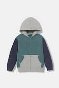 United Colors of Benetton bluza dziecięca kolor multicolor z kapturem z nadrukiem 3EB5C505L