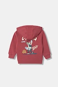 Παιδική μπλούζα United Colors of Benetton χρώμα: κόκκινο, με κουκούλα, 3J73G5046