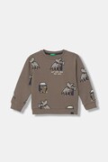 United Colors of Benetton bluza dziecięca kolor brązowy wzorzysta 3QHCG10KX