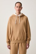 Polo Ralph Lauren bluza z kapturem damska z bawełną brązowa 211971691