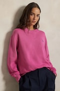 Polo Ralph Lauren bluza damska kolor różowy gładka 211971697
