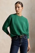 Polo Ralph Lauren mikina dámská s bavlnou zelená 211971697