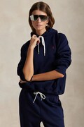 Polo Ralph Lauren bluza damska kolor granatowy z kapturem gładka 211971698