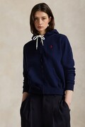 Polo Ralph Lauren bluza damska kolor granatowy z kapturem gładka 211971699