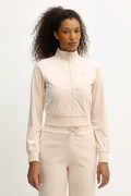 Велюрова кофта Guess COUTURE колір бежевий однотонна V3BQ22 K0232