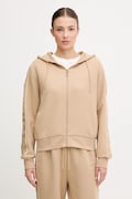 Guess bluza MARYELLA damska kolor beżowy z kapturem gładka V5YQ00 KB3P2