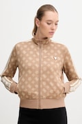 Guess bluză PEONY culoarea bej, cu model, V5YQ07 K0282