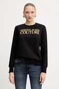 Versace Jeans Couture bluza bawełniana damska kolor czarny z aplikacją 79HAIT06 CF01T