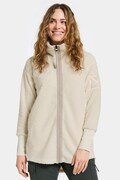 Didriksons bluza polarowa SALLY damska kolor beżowy gładka 505165
