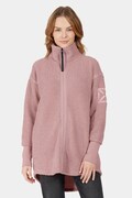 Didriksons bluza polarowa SALLY damska kolor różowy gładka 505165