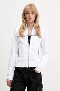 Guess Jeans bluza bawełniana damska kolor biały z aplikacją W5YQ17 K68I4