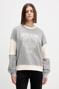 Bombažen pulover Guess Jeans ženski, siva barva, W5YQ20 K68I4