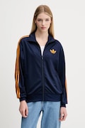 Mikina adidas Originals Firebird tmavomodrá farba, s nášivkou, JW1247