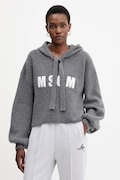 MSGM maglione in lana donna colore grigio  3941MDM219.257785