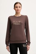 EA7 Emporio Armani bluza damska z wiskozą brązowa TJ9RZ.8NTM45