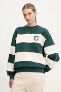 Бавовняна кофта EA7 Emporio Armani колір зелений з аплікацією AF16427.7X000143