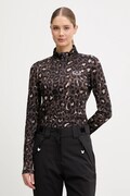 EA7 Emporio Armani bluza sportowa kolor brązowy z nadrukiem AF14634.7W000396
